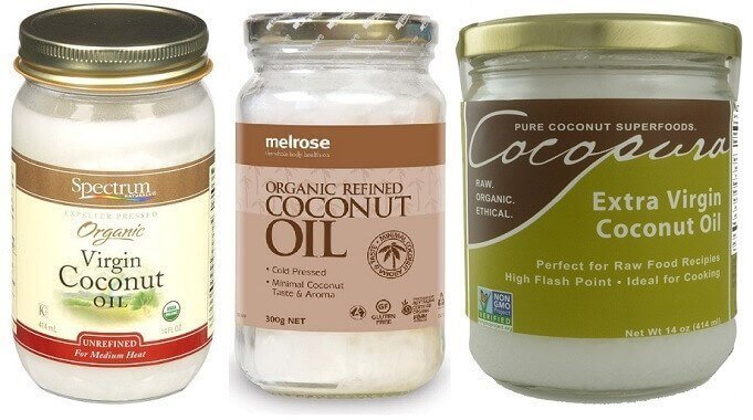 types of coconut oil