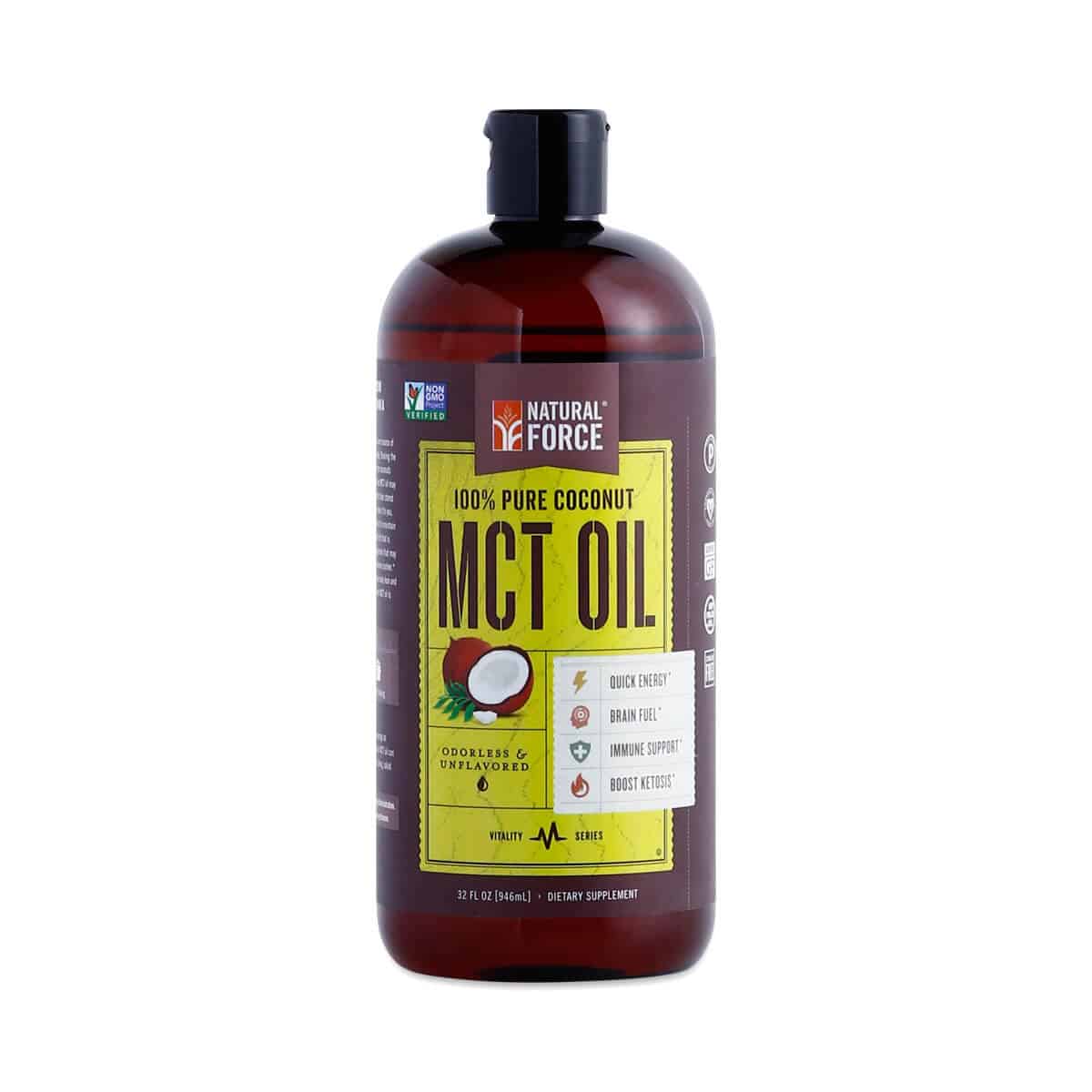 Pure MCT Oil from Non-GMO Coconuts